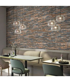 Ledgestone Ocra Split Face Slate Effect Porcelain Cladding