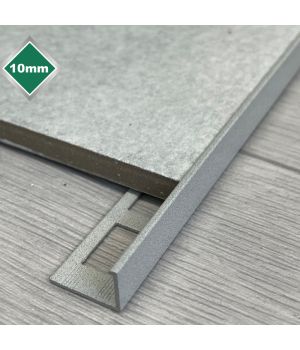 Lagom Pearl L Shaped Tile Trim 10mm (Pack Of 5)
