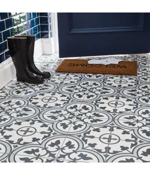 Bourton Marine Blue Patterned Ceramic Tiles