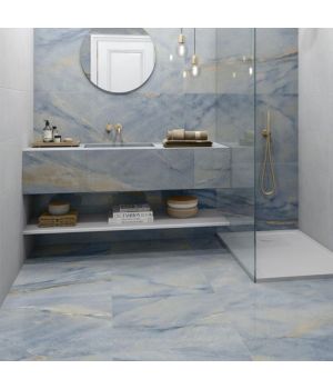 Signature Bahia Blue Polished Porcelain Tiles