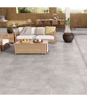 Plaster Grey Matt Outdoor Porcelain Paving
