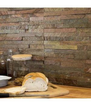 Ledgestone Copper Split Face Cladding