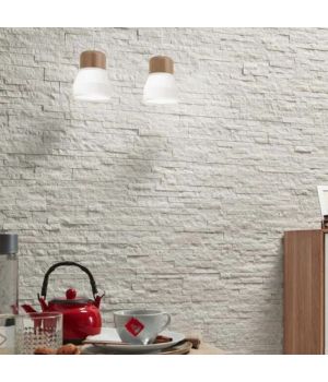 Ledgestone Sparkle White Cladding