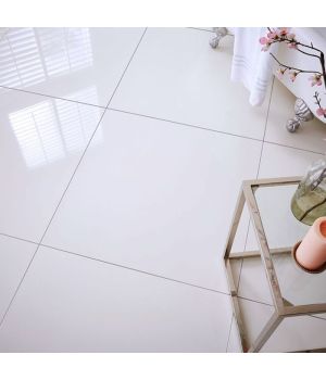 Super White Polished Porcelain Tiles