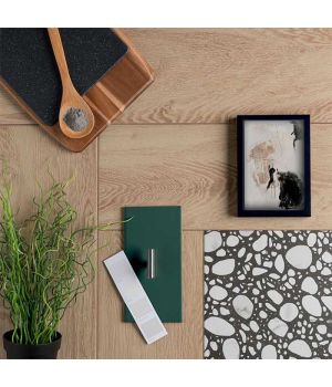 Star Wood  Brown Oak Effect Porcelain Tiles