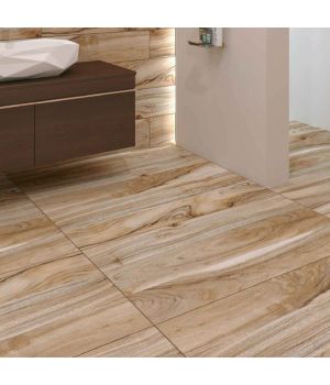 Pearl Honey Wood Effect Porcelain Tiles
