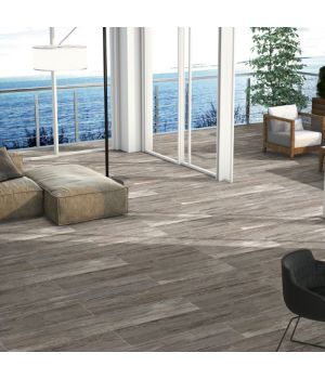 Noicy Grey Wood Effect Porcelain Tiles