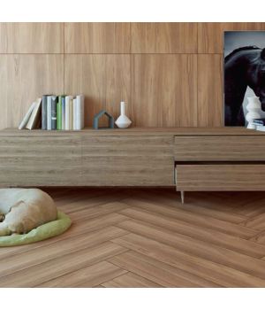 Cedar Brown Wood Effect Porcelain Tiles