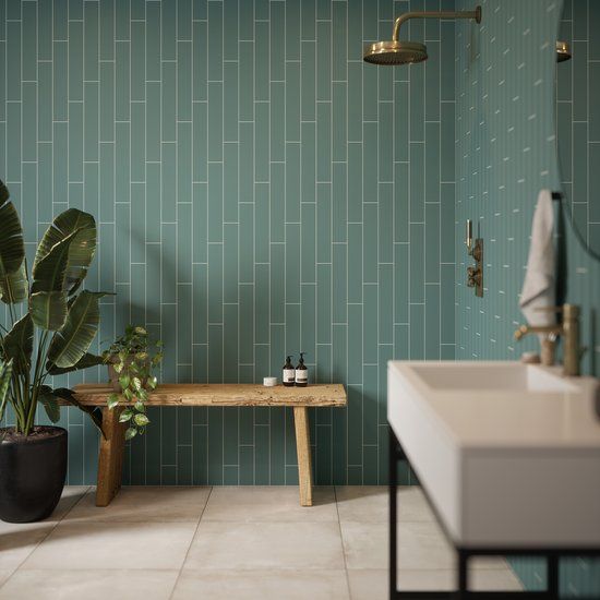 Spectrum Jade Satin 400x75 Ceramic Tiles