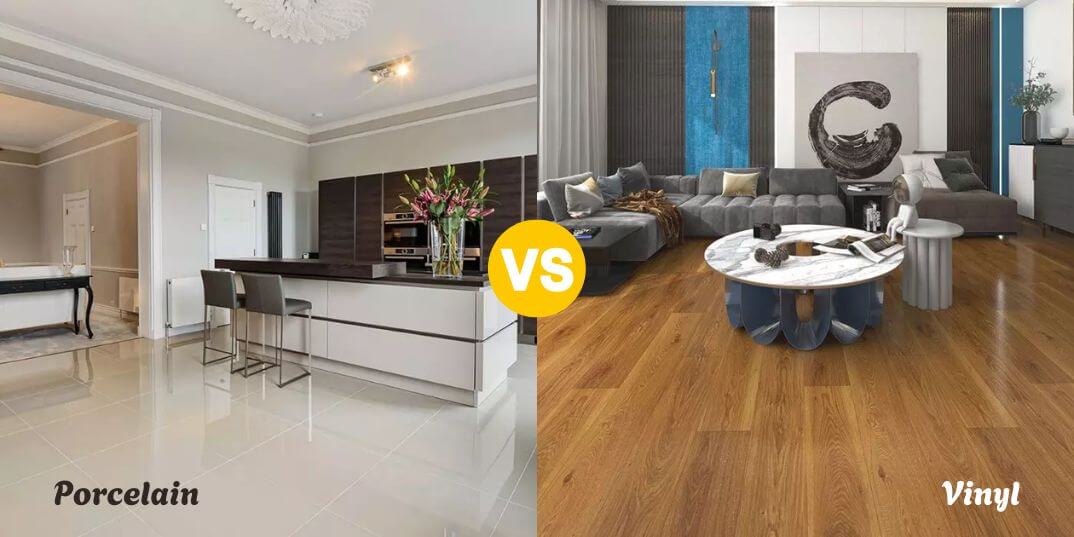 Porcelain Tiles vs Vinyl Flooring